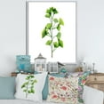 thumbnail image 3 of Designart Green Field Plant Foliage FLOAT FRAME WALL ART, 3 of 4