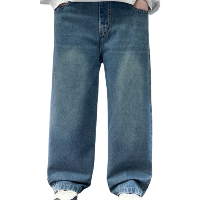 Pantalon Cargo Garçon Taille Entièrement Élastique Pantalon Coupe Régulière Âge 4 12 Ans Vêtements