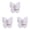 Light Violet*3, variant on Butterfly Rotating Adhesive Hooks Cute Wall Corner Hanger with 3 Hooks 180° Swivel