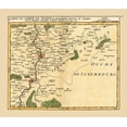 thumbnail image 2 of Robert 13x12 Gold Ornate Wood Framed with Double Matting Museum Art Print Titled - Dinant Environs Belgium - Robert 1748, 2 of 4