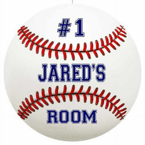 JARED'S Bedroom 14" Round Metal Sign Boys Room Wall Decor Gift 100140030138