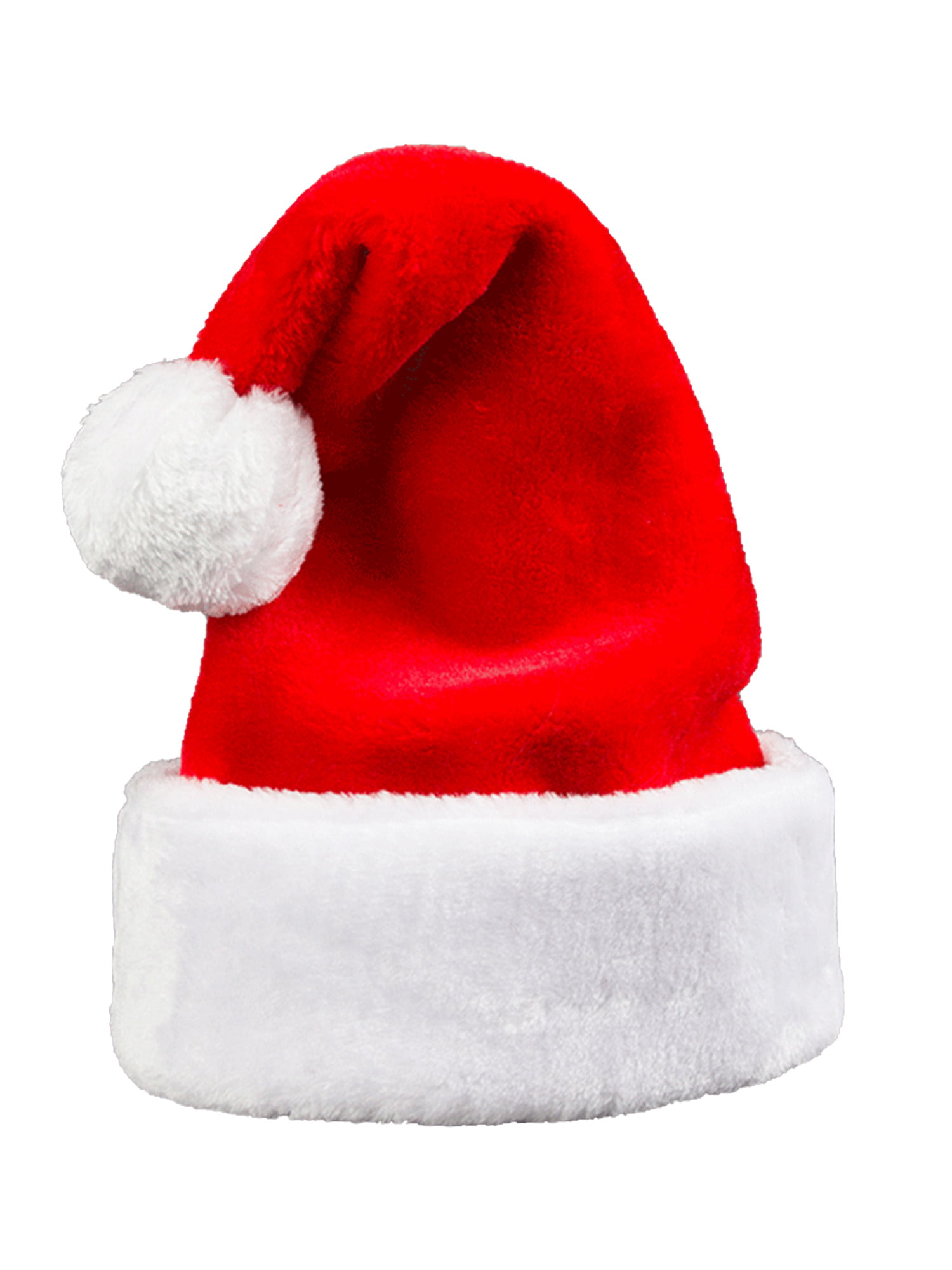 16 x 12” Plush Red Deluxe Christmas Hat Xmas Hat Santa Secret Santas Gift Idea 