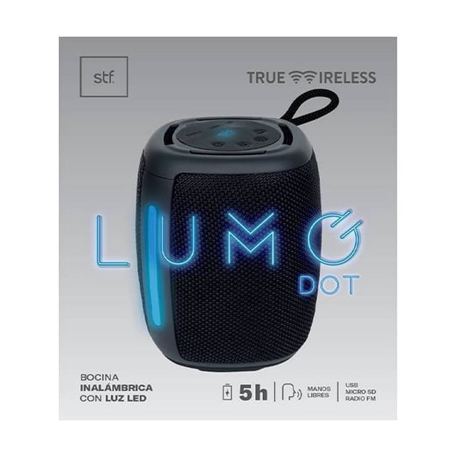 Bocina Inalámbrica STF Lumo Dot Negra