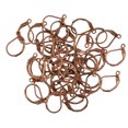 thumbnail image 1 of 50 PC Francés Pendientes Leverback Hallazgos Earwire Ganchos De Bucle Abierto De Cobre Bricolaje Sunnimix Gancho de alambre de oreja de Leverback francés, 1 of 5