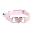 thumbnail image 2 of Flmtop Cat Collar Skin-friendly Adjustable Multi-color Safety Belt Pet Necklace Pet Accessories Pink, 2 of 9