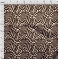 thumbnail image 3 of oneOone Viscose Jersey Brown Fabric Skins Animal Fabric For Sewing Printed Craft Fabric By The Yard 60 Inch Wide, 3 of 5