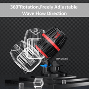 Gyugmhao Wave Maker for Aquarium,660-1840GPH 12W Aquarium Circulation Pump,4 Modes Adjustable Water Flow Pump for 50-120 Gal Saltwater & Freshwater Fish Tanks,Energy-Efficient for Fish Keepers