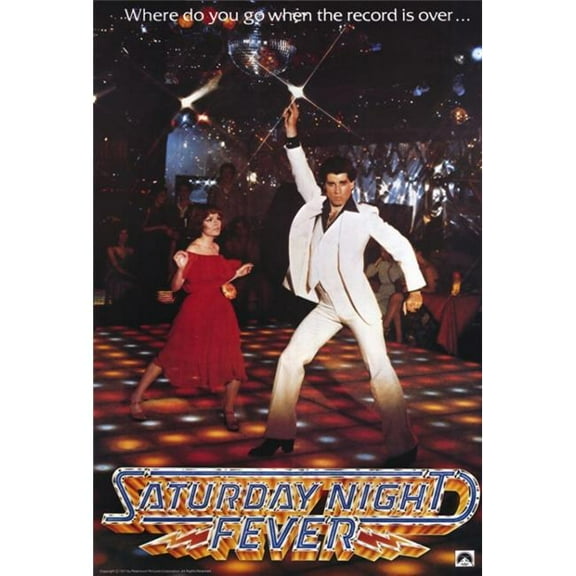 Pop Culture Graphics Saturday Night Fever Movie Poster, 27 x 40