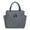 A002- Gray, variant on Insulated Lunch Bag Foldable Gray Reusable Tote Bag For Work Office Picnic Travel 1 Pack