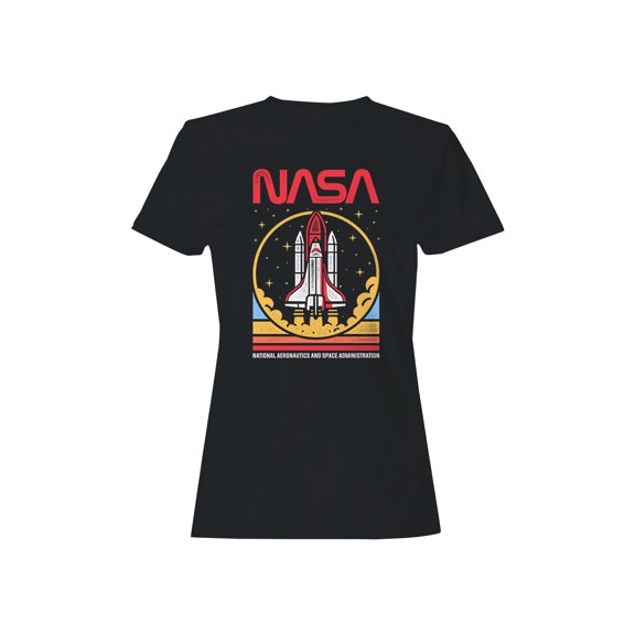 Officially Licensed NASA Space Shuttle Launch Graphic Women's T-shirt