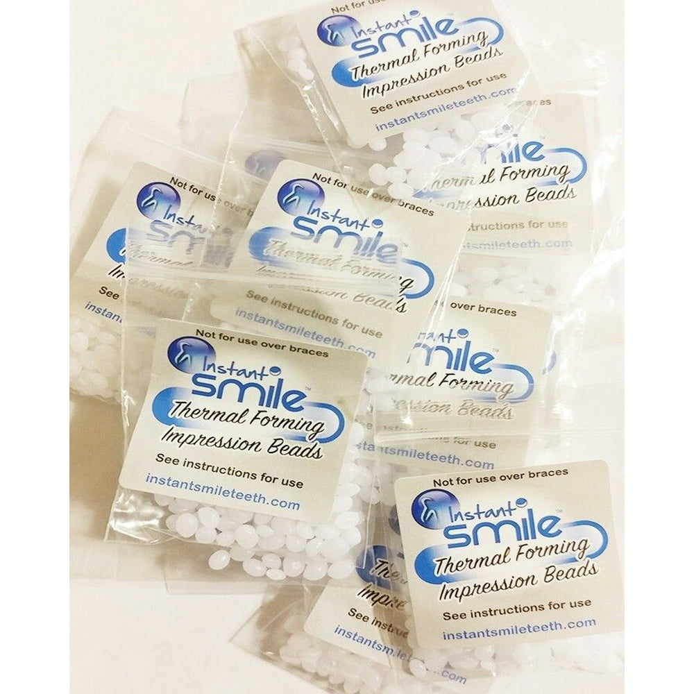 Instant Smile 12 pack THERMAL FITTING BEADS Cosmetic Dr Bailey's Dental Makeover
