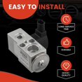 thumbnail image 4 of 1Pcs A2228301105 22283011052 A/C Expansion Valve For Mercedes-Benz, 4 of 5
