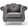 thumbnail image 6 of Glory Furniture Hollywood Accent Chair in Dark Gray Color, 6 of 6
