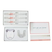 EZGO SmileBright Teeth Whitening Kit with Light Tray, Carbamide Peroxide Teeth Whitening Gel Refill, Coffee Tea Smoking Stain Removal
