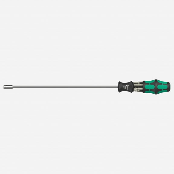 Wera 136075 Kraftform Kompakt 27 XL SHK 1 Bitholding Screwdriver, 1/4" Hex, 7 Pieces, 300 mm