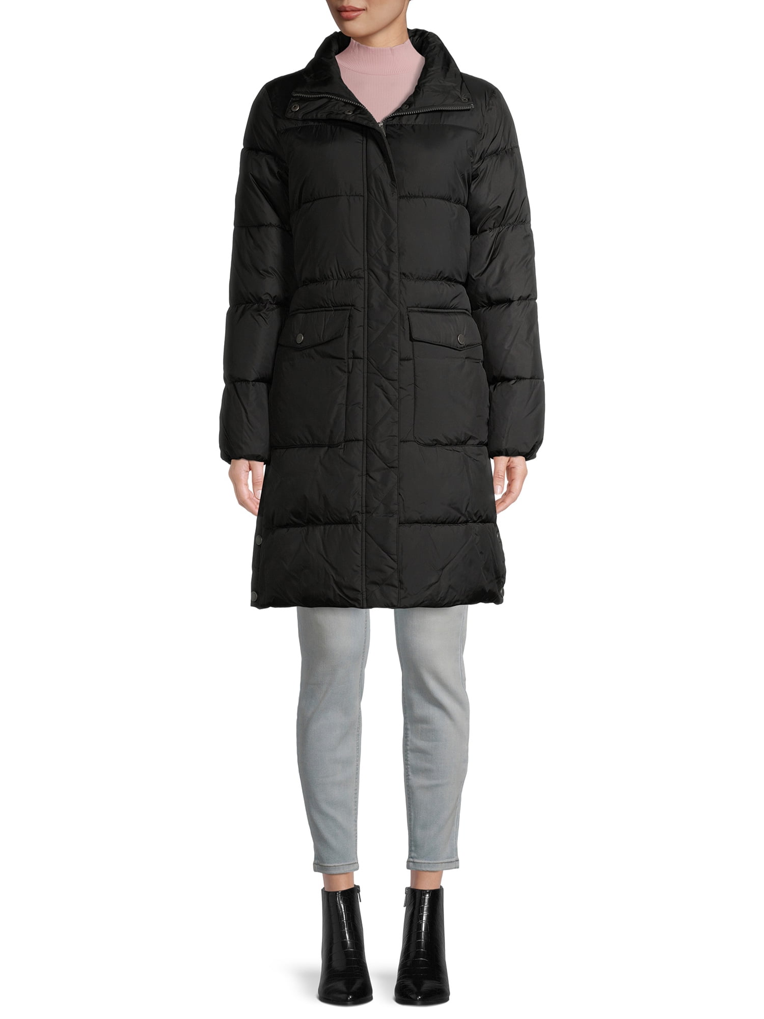 Lucky Brand Women's Long Puffer Coat 