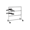 thumbnail image 2 of SSWBasics Chrome Storage Clothing Rack with Hanger Bars - 3 Bars for Rack Included, 2 of 2