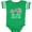 Football Green and White, variant on Inktastic My Opa Loves Me Elephant Boys or Girls Baby Bodysuit