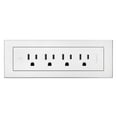 thumbnail image 2 of Legrand Rd4r Wiremold 15 Ampere 7" Long Tamper Resistant Furniture Power Strip - White, 2 of 7