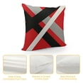 thumbnail image 4 of COMIO  Decorative Pillows for Couch Red and Black, Black Red Pillow Covers Outdoor Abstract Throw Pillowcase Geometric Square Cushion Cases for Sofa Bed Couch Living Room, 4 of 5