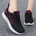 thumbnail image 2 of Dsscvnef Women's Fashion Mesh Color Matching Sneakers Temperament Comfortable Running Shoes, 2 of 9
