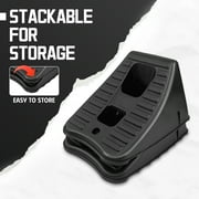 Hyper Tough Plastic Wheel Chock 2Pack
