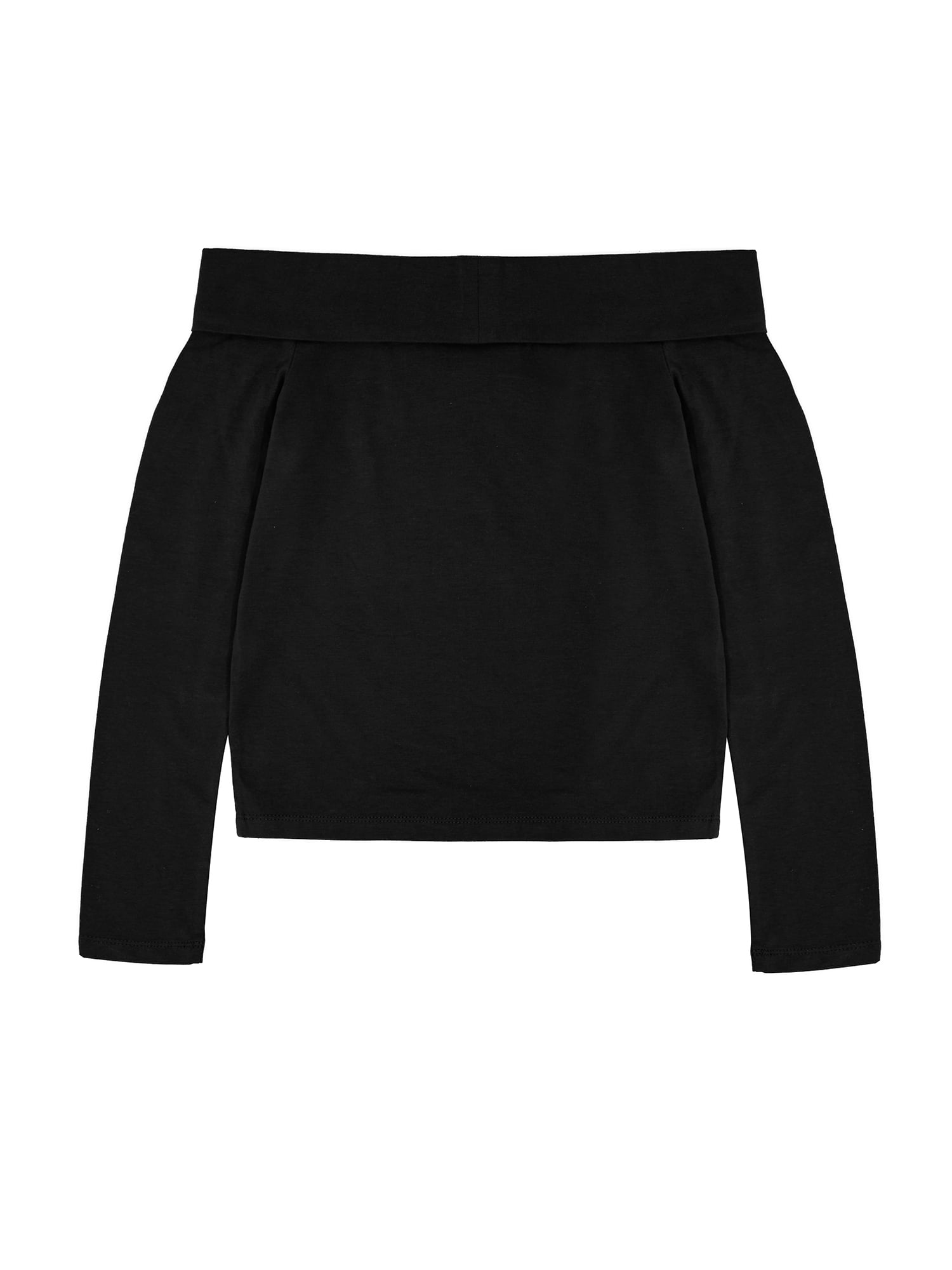 Weekend Academy Girls Off The Shoulder Top with Long Sleeves, Sizes 4-18