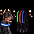 thumbnail image 4 of USB LED Dog Collar Lights - Adjustable Comfortable Soft Mesh Safety Collar Dogs, Colorful Lights for Nighttime Visibility,Red,L, 4 of 7