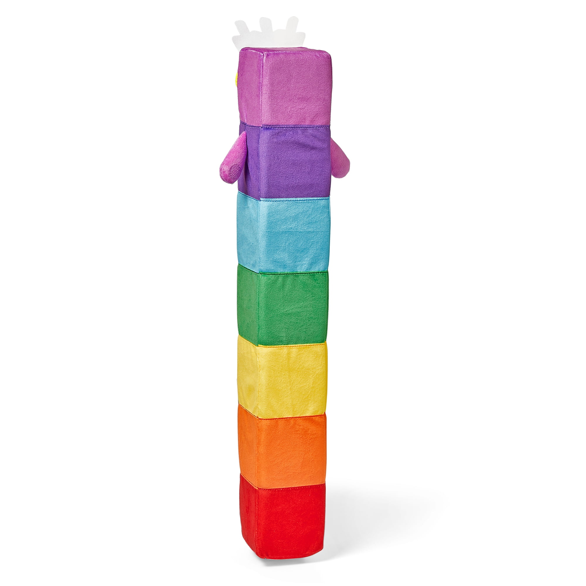 hand2mind Numberblocks™ Seven Playful Pal 24" Cartoon Plush Toy, Plush Figure Toys