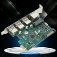 thumbnail image 3 of Adapter ST610 PCI E Ultra High Speed USB 3.0 Giga RJ45  Expansion Adapter Riser Card, 3 of 8