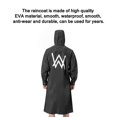thumbnail image 2 of spellwife Imperméable pour Hommes avec Capuche et Boutons-Pression Poncho de Pluie Veste de Pluie Imperméable pour Randonnée Randonnée Voyage Noir, 2 of 8