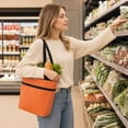 thumbnail image 4 of 2-in-1 Portable Shopping Cart Grocery Trolley 23L Lightweight Folding with Wheels, Holds 12.5kg, 4 of 4