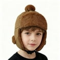 thumbnail image 4 of Favoffer Toddler Boys Kids Fleece Trapper Winter Hat with Ear Flaps Warm Hat 3-10Y, 4 of 6