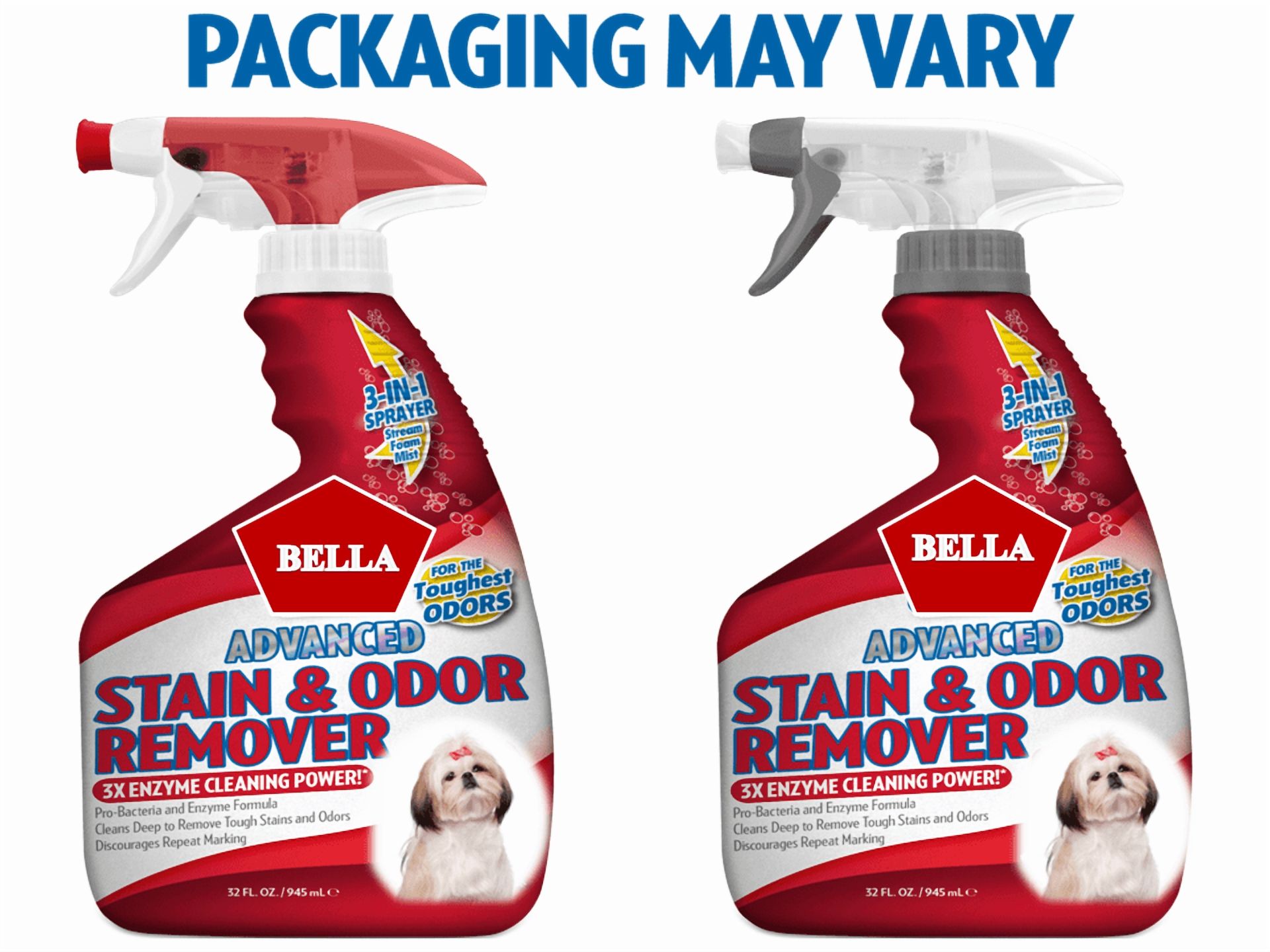 Advanced 3- in 1 Stain and Odor Remover For Small and Large Breeds - 32 oz.