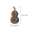 thumbnail image 2 of Brass Calabash Decor Creative Brass Pendant Calabash Key Chain Hanging Decor, 2 of 8