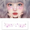 thumbnail image 2 of YUEYAN Christmas Makeup 2PCS Delicate Face Glitter Stickers Blush Eye Make Up Decal, 2 of 8