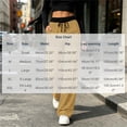 thumbnail image 3 of Tqcoqu Women's 2026 Striped Wide Leg Pants Sweatpants with Pocket, Knit Drawstring Elastic Waist Pj Bottom Casual Pants, Daily Home Wear Fall Outfits,Women's,Size S-XXL, 3 of 8
