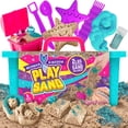 thumbnail image 1 of Kit de arena sensorial GirlZone Mermaid con arena de juego moldeable de 1 kg, 1 of 9