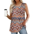 thumbnail image 2 of Women Blouses Clearance Under $7 Beifu Tank Tops for Women 2025 Vacation,Womens Tank Tops Plus Size Cotton Summer Work Tops For Women 2025 Women Blouses Casual V Neck, 2 of 6