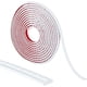 thumbnail image 1 of Moldura de pared de 16,4 pies, moldura flexible autoadhesiva de PVC, moldura blanca, moldura de pared, moldura de techo, moldura despegable y adhesiva, moldura de 12 mm de ancho, 1 of 6