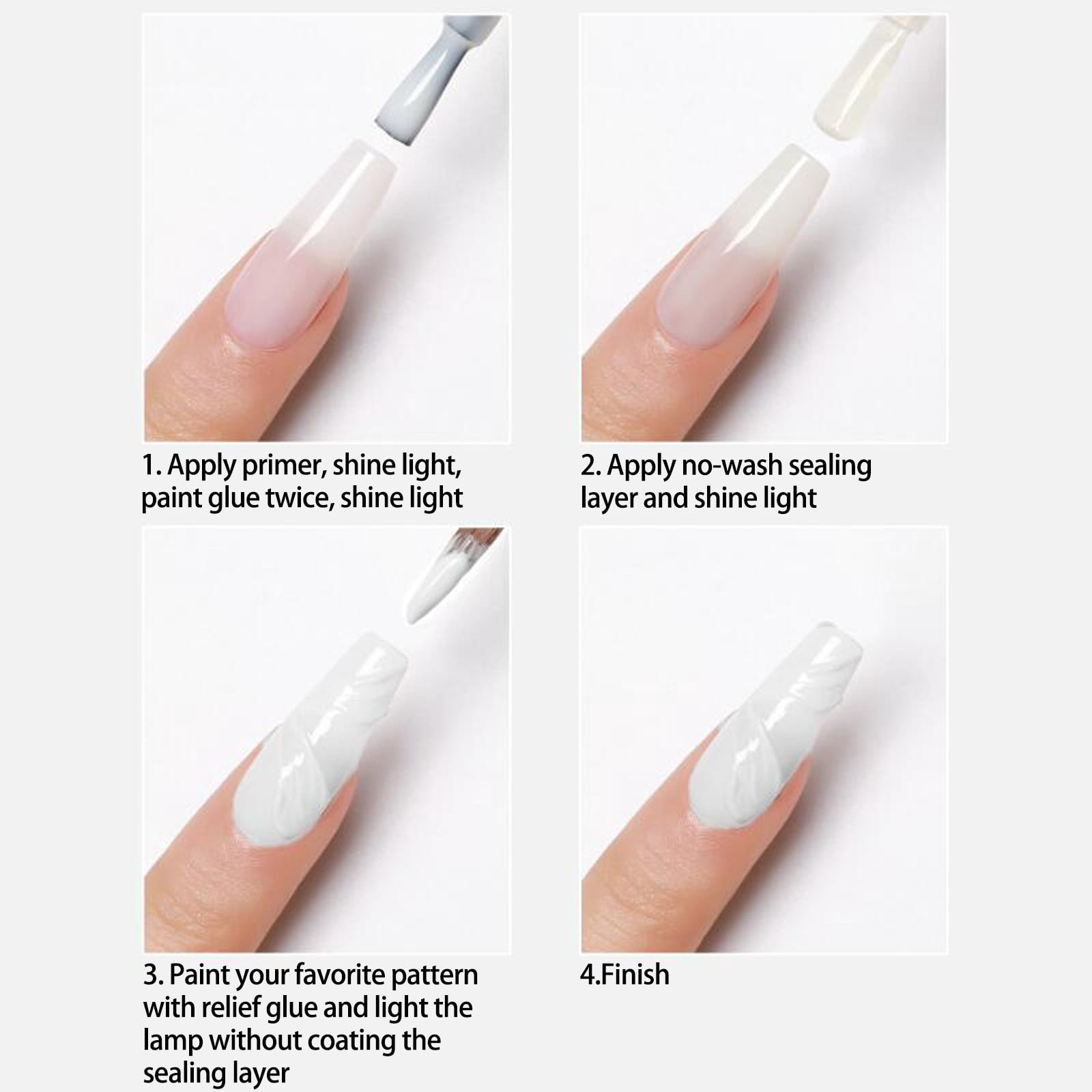 Nail Charms for Acrylic Nails Nail Tech Organizers And Storage Glitter Gel Face Rhinestones for Makeup Gel Nail Kits Nail Strengthening Polish Top Coat And Base Coat Gel Polish Wax Pen on Gel