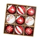 thumbnail image 4 of 9 bolas de Navidad de 2,3 pulgadas para centros de mesa. Estilo B, 4 of 9