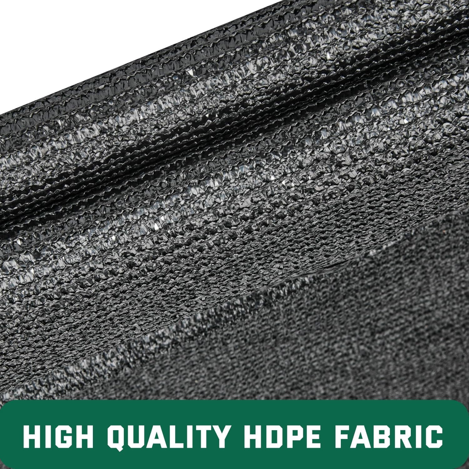 70% Shade Cloth, Resistant Sun Shade Net 10x20FT Mesh Tarp with HDPE Material and Reinforced Grommets Shade Trap for Greenhouse, Plant, Pergola, and Backyard Patio Sunshade（black）