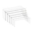 thumbnail image 4 of Luzkey 6 Pieces Acrylic Display Risers Dessert Table Display Set Perfume Organizer Stand Riser Stand for Small Toys Cupcakes Dessert, 4 of 8