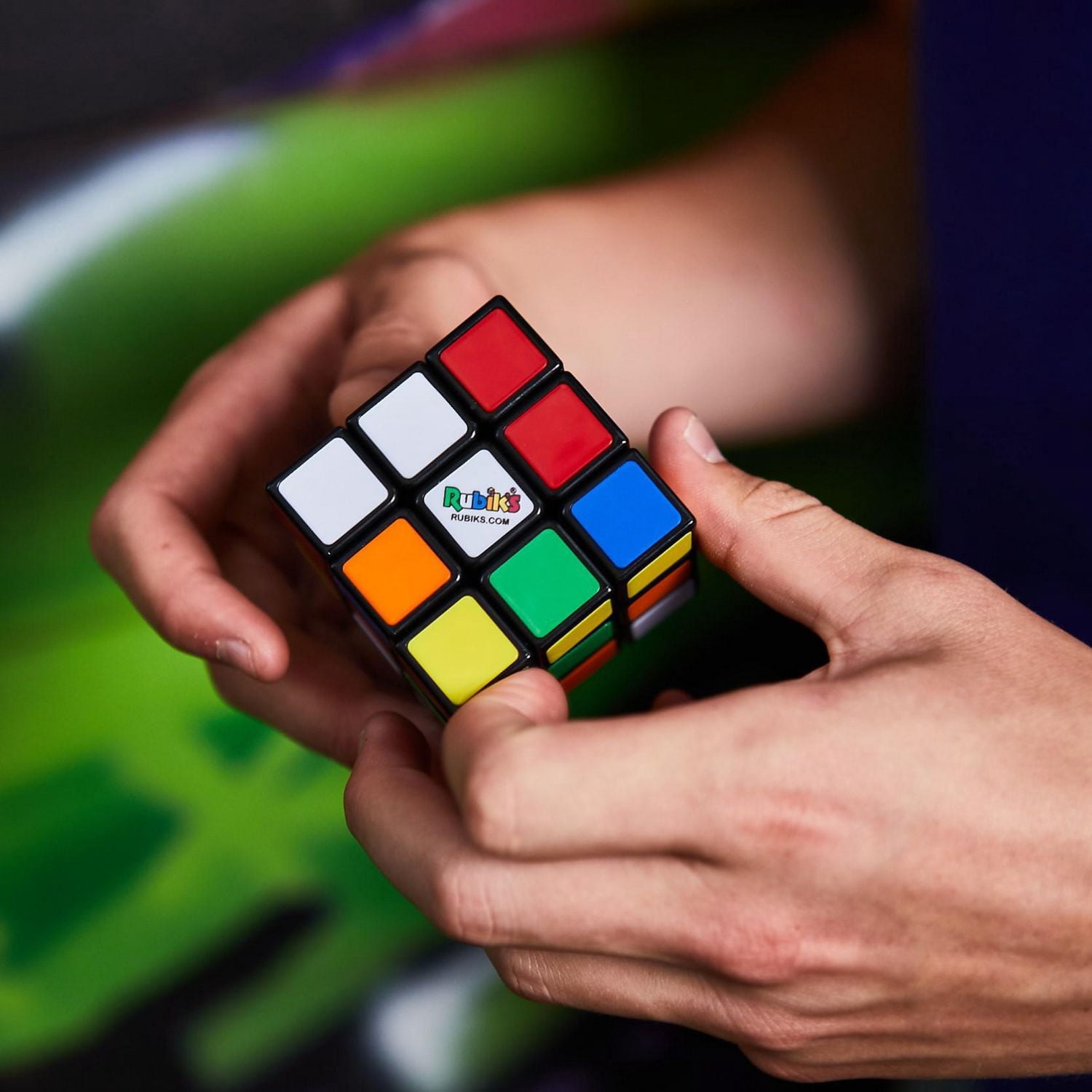 Rubik’s Cube, The Original 3x3 Colour-Matching Puzzle, Classic Problem-Solving Cube