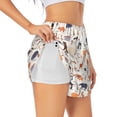 thumbnail image 2 of Haiem South American Animals Women's 2 in 1 Running Shorts - Lightweight Athletic Workout Gym Yoga Breathable Sports Shorts Liner with Phone Pockets-X-Large, 2 of 9