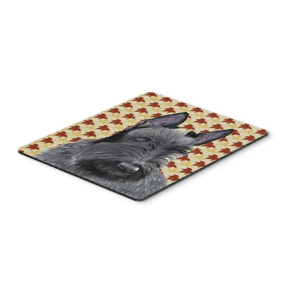 Carolines Treasures SC9226MP "Scottish Terrier Fall Leaves Portrait Mouse Pad Hot Pad or Trivet" Large multicolor