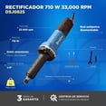 thumbnail image 2 of Rectificadora Esmeril Recto Industrial 1/4' 127v Dongcheng, 2 of 11