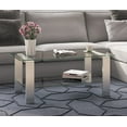 thumbnail image 2 of Evelyn&Zoe Asta 40" Wide Rectangular Coffee Table, Nickel, 2 of 7