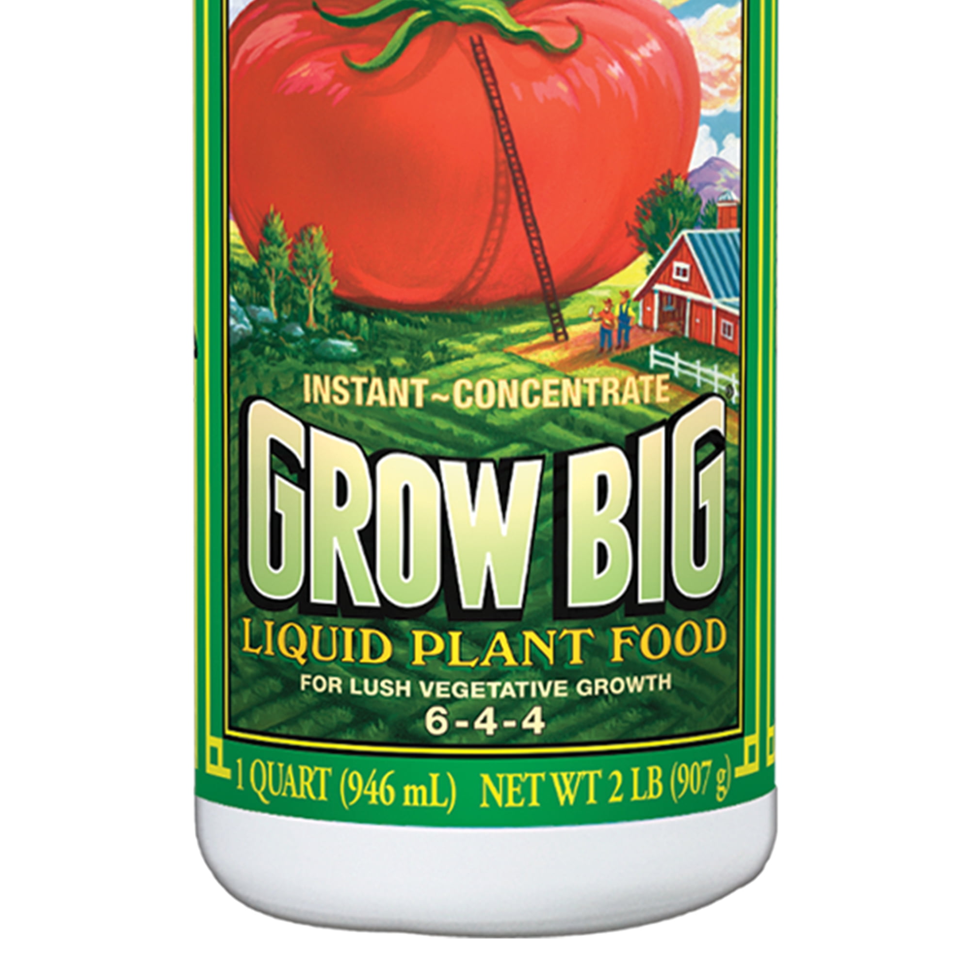 FoxFarm 1 Qt Grow Big Liquid Concentrate Fertilizer for Lush Plant Growth